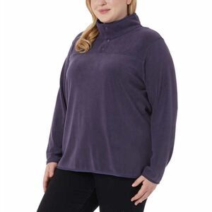 NWT 32 Degrees Ladies' Snap Arctic Fleece Pullover Size 2X, still in packaging